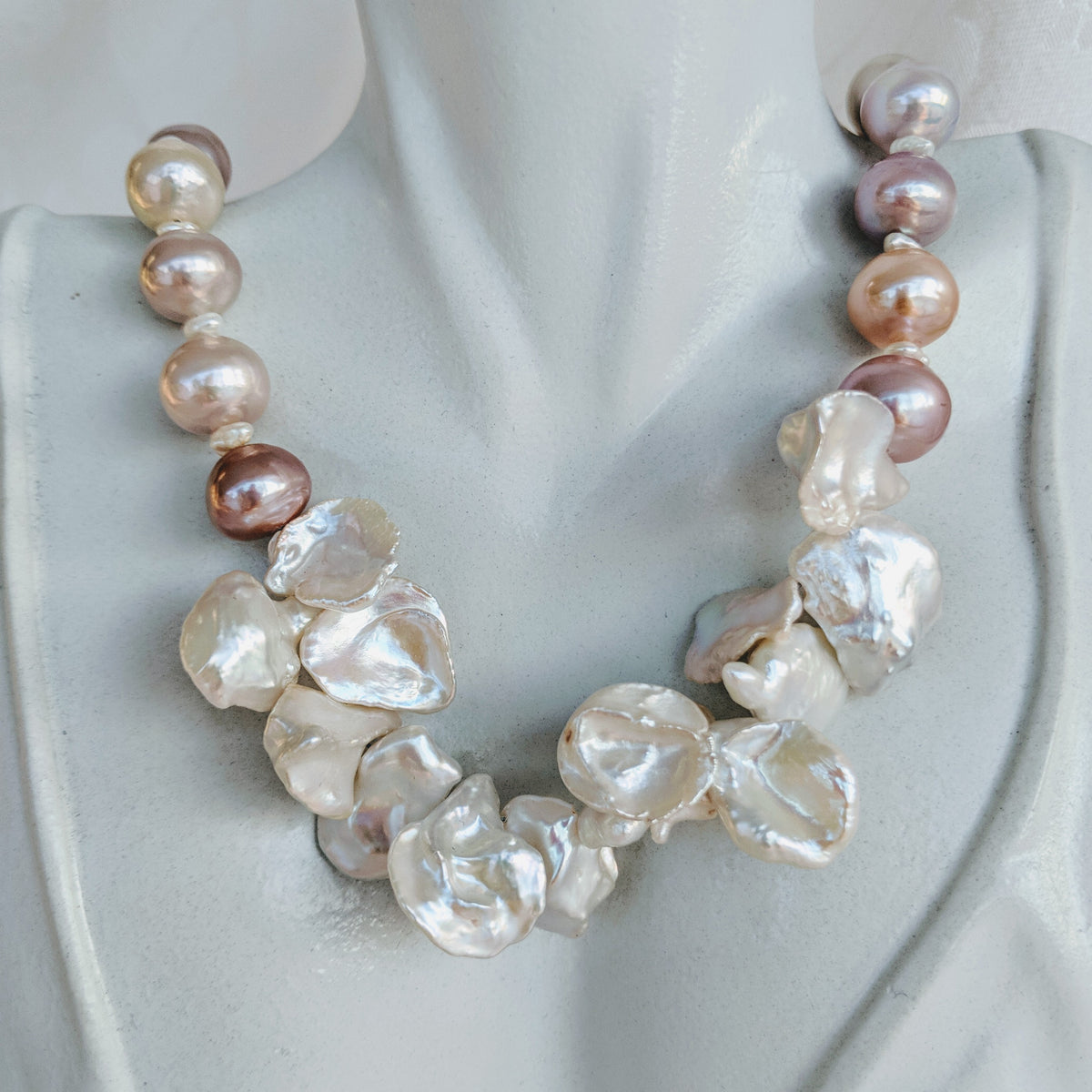 Double strand cultured freshwater pearl necklace – Barb McSweeney